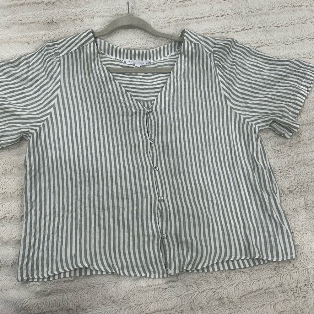 Jane & Delancey striped top Medium